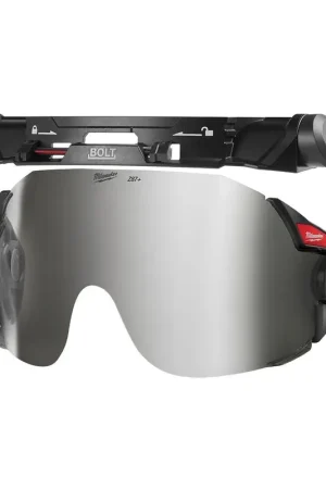 Clearance Milwaukee BOLT Eye Visor - Mirrored Dual Coat Lens (Compatible with Milwaukee BOLT Safety Helmets & BOLT Hard Hats) 48-73-1419