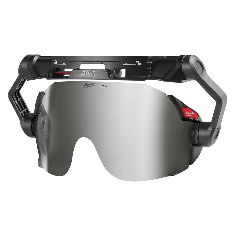 Clearance Milwaukee BOLT Eye Visor - Mirrored Dual Coat Lens (Compatible with Milwaukee BOLT Safety Helmets & BOLT Hard Hats) 48-73-1419