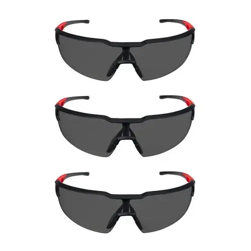 Reduced Price Milwaukee Tinted Anti-Scratch Safety Glasses (3 Pack) 48-73-2054