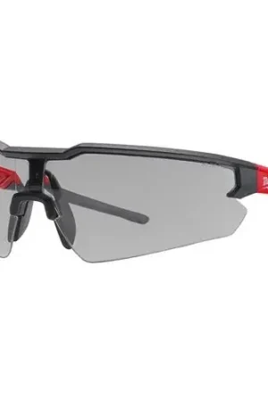 Milwaukee Gray Indoor/Outdoor Anti-Scratch Safety Glasses 48-73-2106 Trending