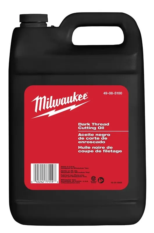 Special Discount Milwaukee 1 Gallon Dark Thread Cutting Oil 49-08-5100