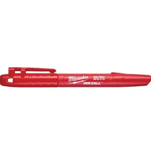Affordable Milwaukee INKZALL Red Fine Point Marker 48-22-3170