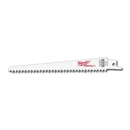 Authentic Milwaukee 6" 6 TPI Fleam Ground SAWZALL Blades (5 Pack) 48-00-5015