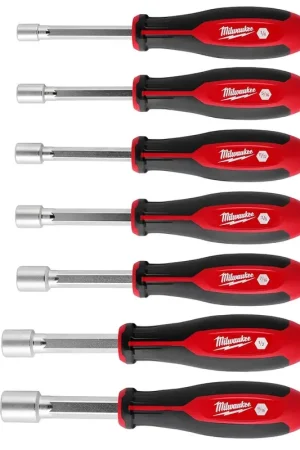 Authentic Milwaukee 7pc SAE HollowCore Nut Driver Set 48-22-2447