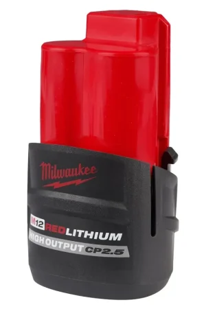 Authentic Milwaukee M12 REDLITHIUM HIGH OUTPUT CP2.5 Battery Pack 48-11-2425
